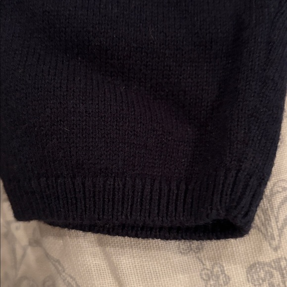 Navy Cotton Dress. Size M - Picture 6 of 7